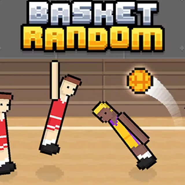 Two wobbly players jumping for a basketball on a changing court