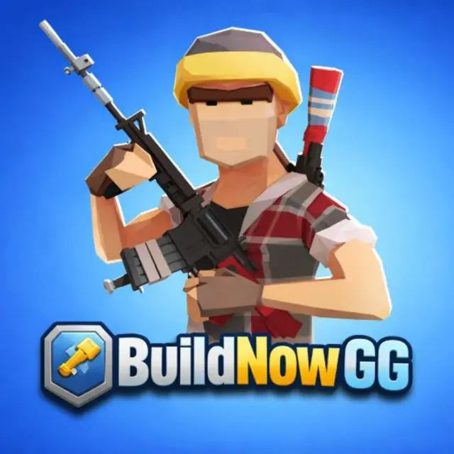 Player building a ramp mid-fight in a third person shooter
