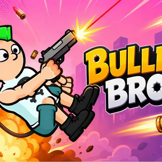 Character firing downwards to launch upwards in a platform level