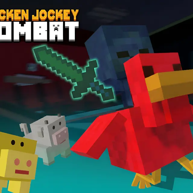 First person view holding a corridor against blocky enemies