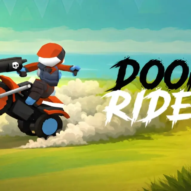 Motorbike drifting round a tight corner on a dark road