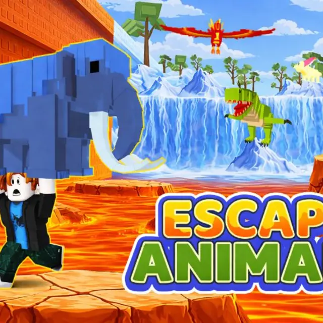 Base with collected animals in enclosures in a sanctuary building game