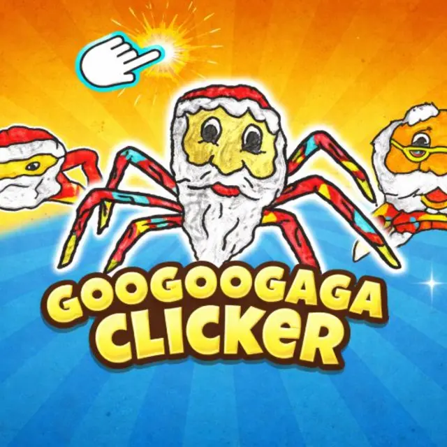 Clicker game character with a frenzy meter and upgrade list