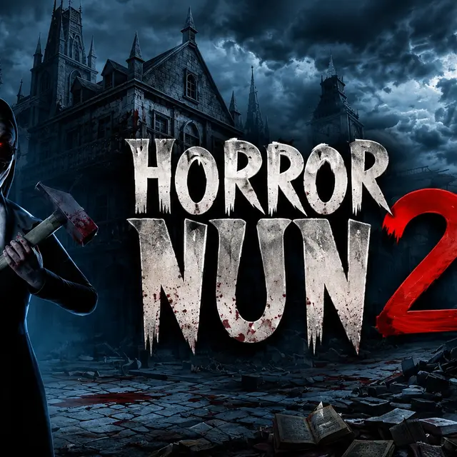 Dark school corridor with lockers and a hiding place in a stealth horror game