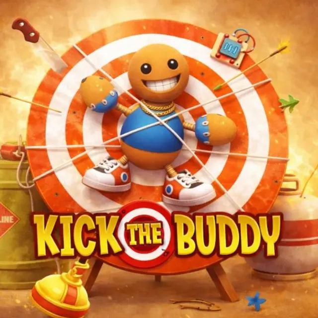 Ragdoll dummy being flung across the screen in a physics sandbox game