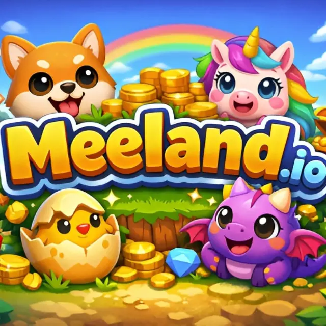 Cartoon pet farm with eggs hatching and income counters