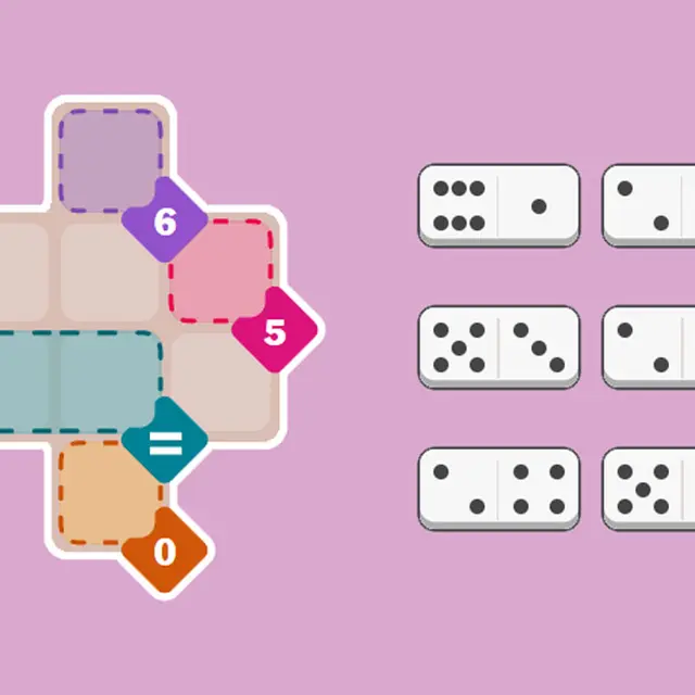 Board of marked regions partly filled with domino tiles