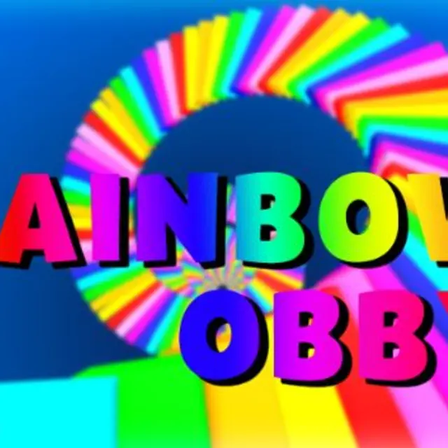Colourful obstacle course with spinning beams above lava