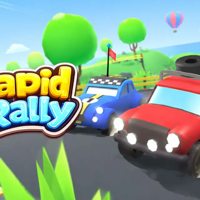 Rally car cornering hard on a narrow gravel stage