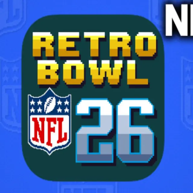 Pixel football field with a quarterback and a roster panel