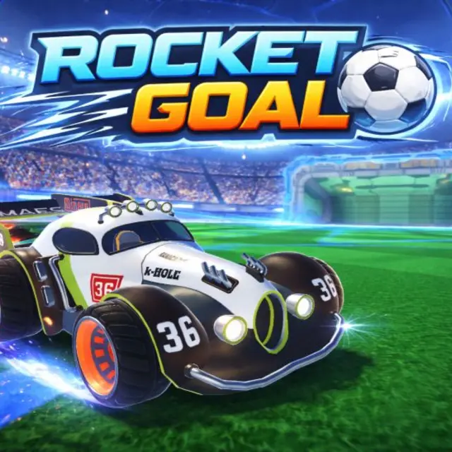Cars chasing a large ball inside a walled football arena with curved walls