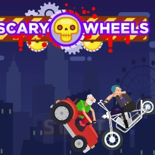 Ragdoll rider tumbling from a vehicle on a suspended sky track