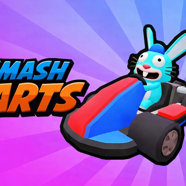 Go karts firing rockets at each other in a small arena