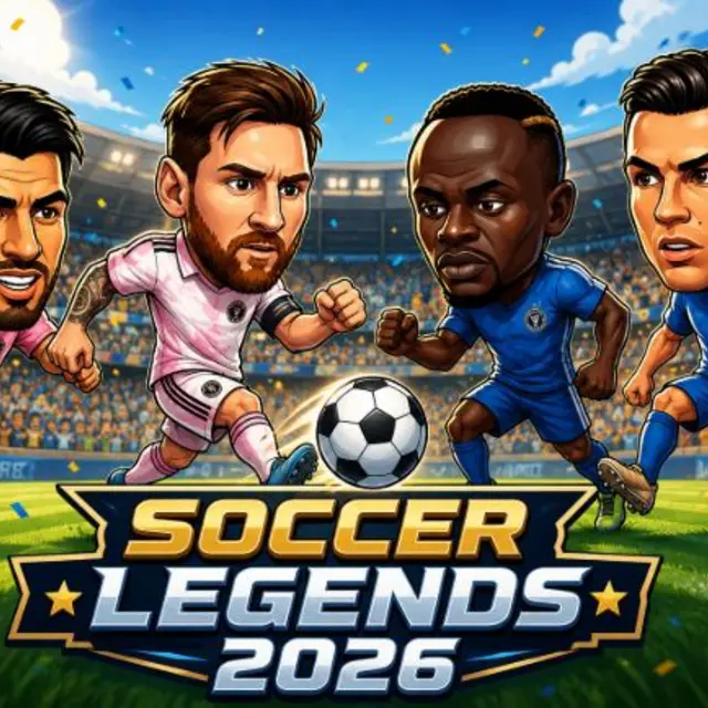 Stylised footballers with a glowing special ability effect