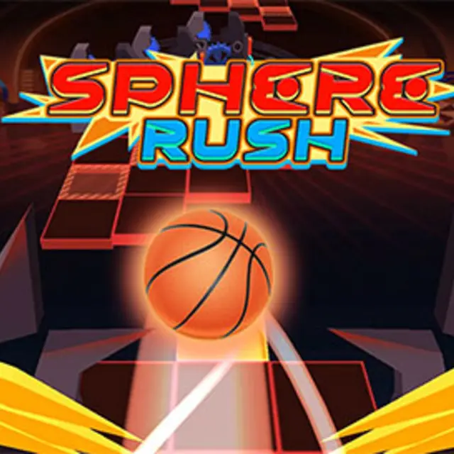 Ball rolling along a suspended track with jump pads and moving walls