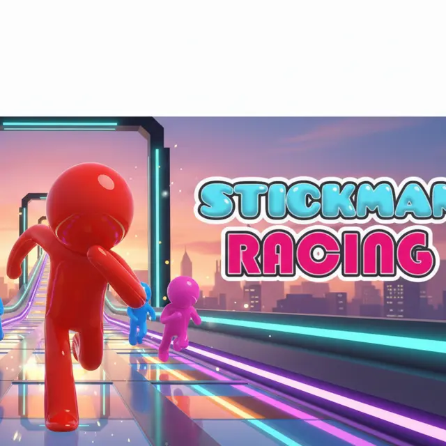 Stickman on a bike flipping over a ramp on a 2D circuit
