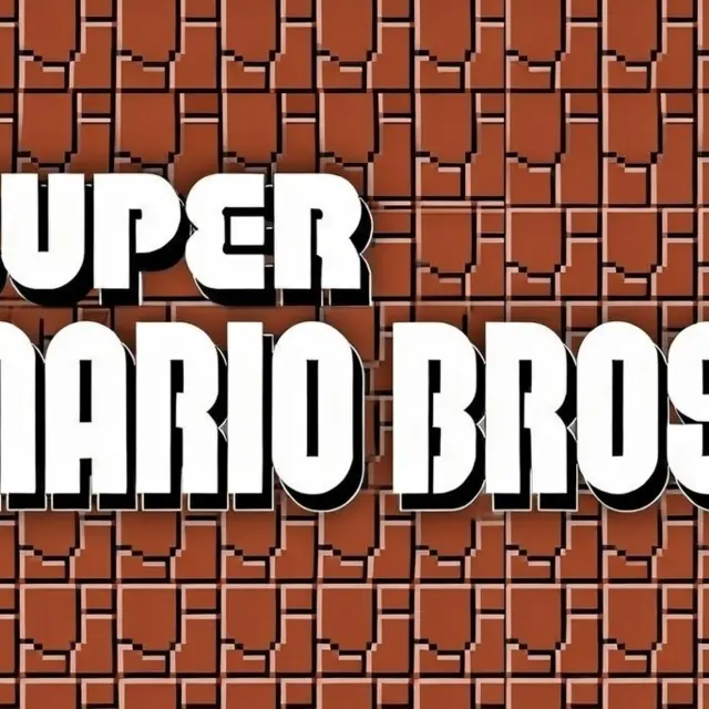 Pixel platformer level with blocks, pipes and an enemy