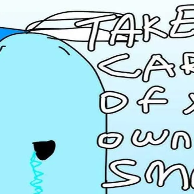 Virtual pet character with hunger, cleanliness and mood meters