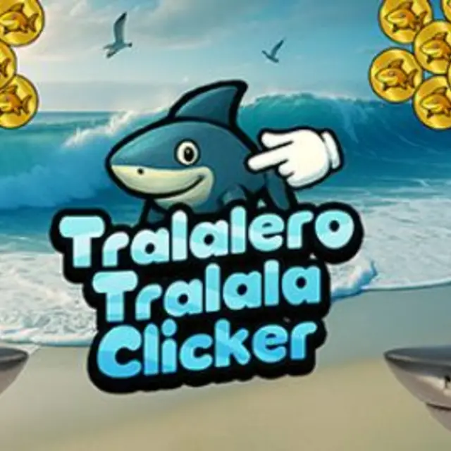 Shaking clicker screen with a meme character and a rising counter