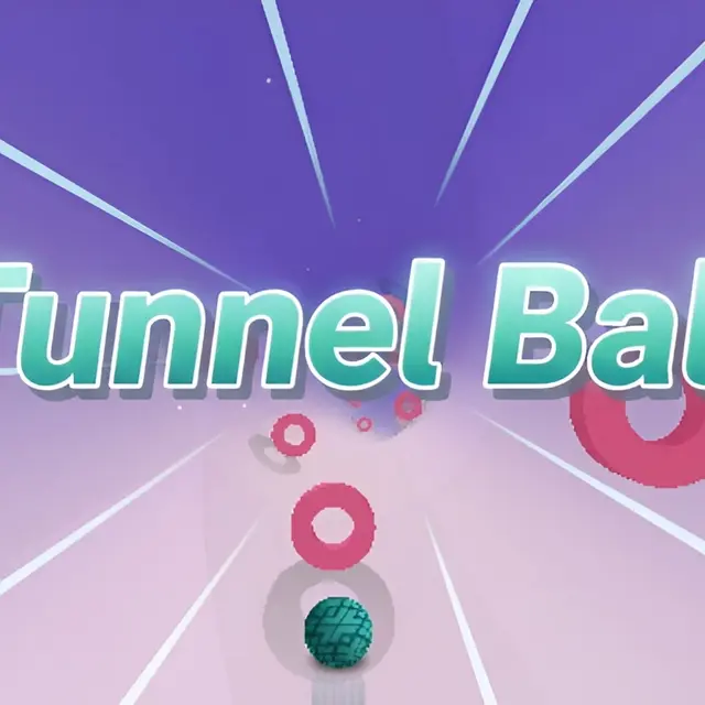 Ball travelling through a rotating tunnel with wall mounted obstacles