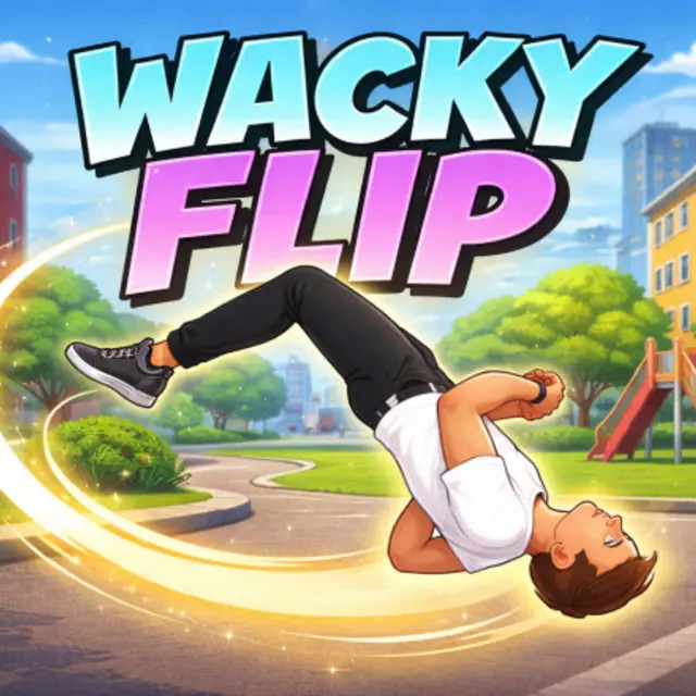 Ragdoll character spinning in mid-air above a landing zone