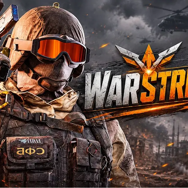 First person shooter holding an angle down a military corridor