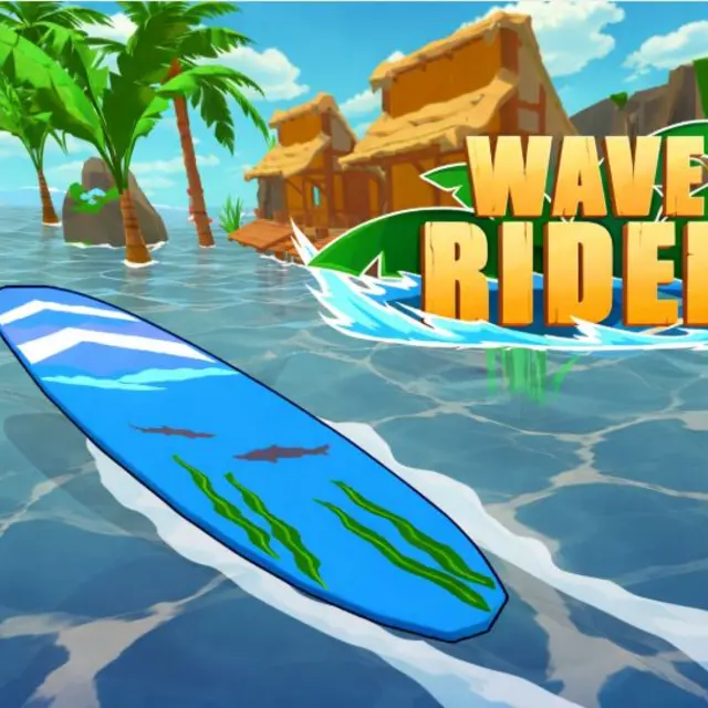 Jet ski speeding between mines on open water in an endless runner