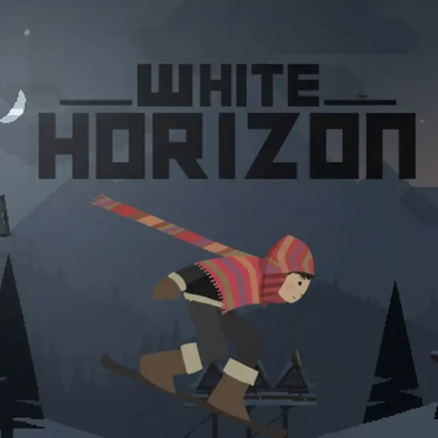 Skier making quiet turns down an open snowy slope